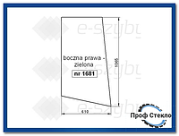 Скло екскаватор-навантажувач JCB 3CX 4CX kabina P12 (do roku 1999) 827/30446 права сторона