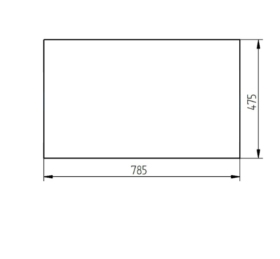 Скло переднє спіднє міні екскаватора CAT 301.4C