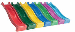 Гірка дитяча ігрова пластикова КВТ Belgium 3 метри.З підключенням води (гірка спускгорка хвиля) W_0077