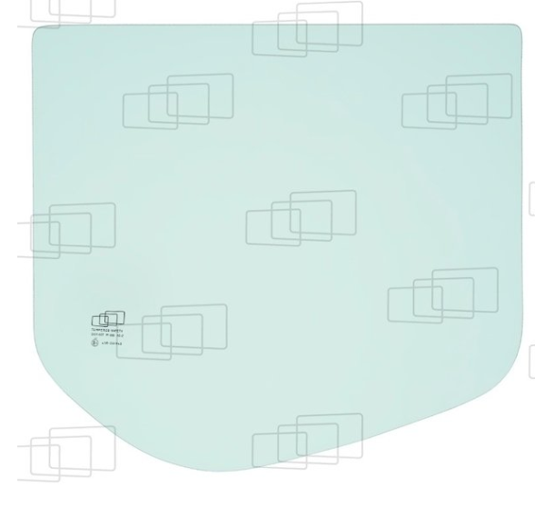 Скло лівого дверцята нижнє навантаження Doosan DL200, DL200TC, DL250, DL250A, DL250TC