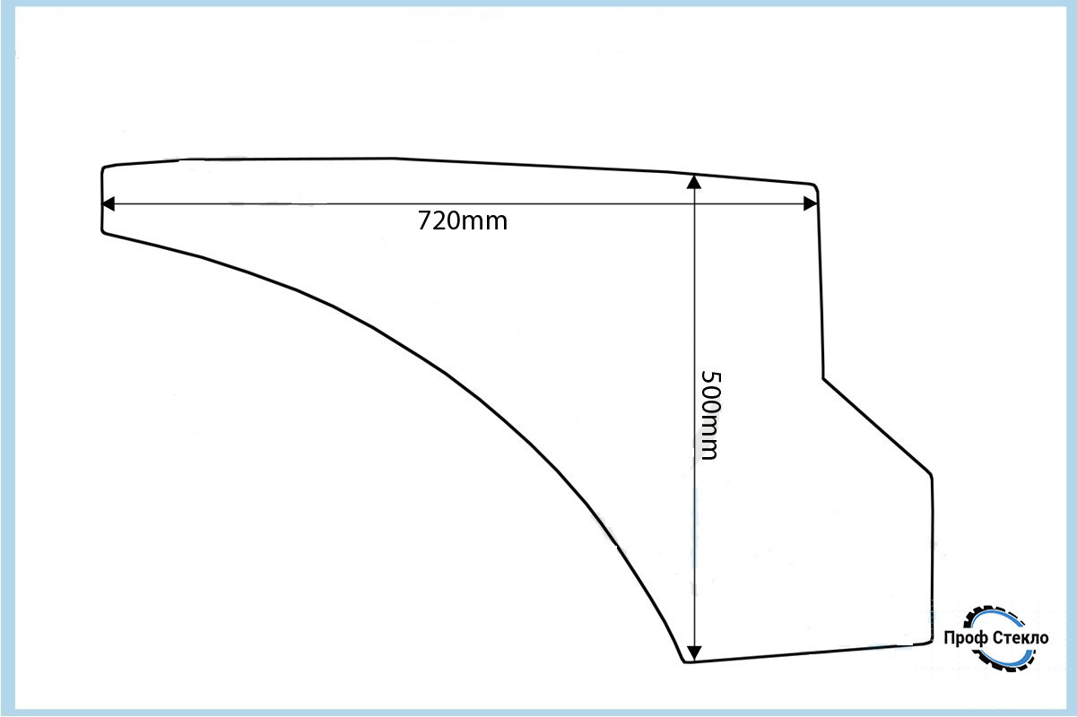 Скло нижнє вікно дверей Fermec 750/760/860/865/965/960 Terex TX860/TX960MF 760/860CASE 595 Super LE