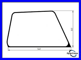 Скло бічне праве для навантажувачів Bobcat, Massey Ferguson 4232618M1, 6908788