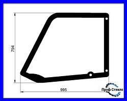 Скло дверей верхнє для навантажувачів Bobcat, Massey Ferguson 4235678M1, 6908792