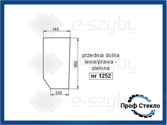 Скло Fiat M 100 115 135 160 переднє спіднє