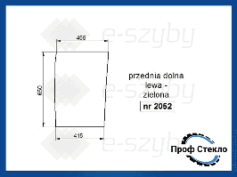 Скло Landini Powermax 145 165 180 переднє спіднє ліве