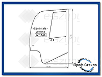 Стекло экскаватор JCB JSJS330LC, JS330XD, JS460LC - дверь