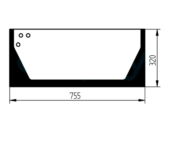 Скло переднє спіднє мініекскаватора Bobcat E25 E26 E32 E35 E45 E50