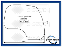 Стекло экскаватор JCB JSJS330LC, JS330XD, JS460LC-правая сторона