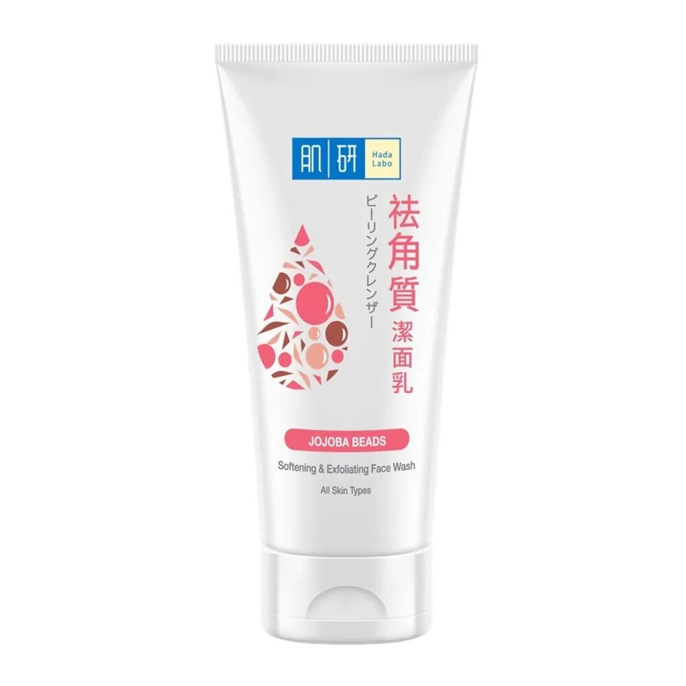Крем-пінка для пом'якшення шкіри обличчя HADA LABO Softening & Exfoliating Face Wash 100g