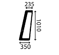 Верхнее левое стекло двери экскаватора Case 580, 590 K / LE / SLE / SUPER LE / LXT