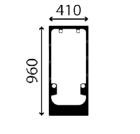 Стекло заднее мини экскаватора John Deere 27D, 35D, 50D