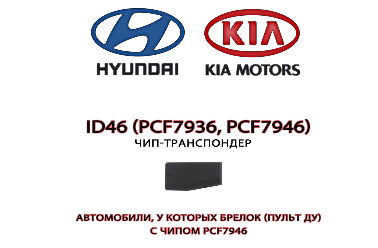 ID46 (PCF7936, PCF7946) підготовка чипа для прописування KIA Hyndai (на базі XT27A)