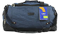 Зручна спортивно-дорожна сумка Jiliping 3069 (50 см) Синій