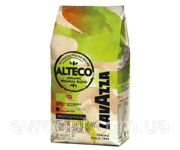 Кава в зернах Lavazza Alteco Bio Organic Premium Blend , 1 кг.