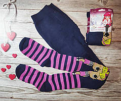 Махрові колготки для дівчинки Лялька 6 7 8 9 років