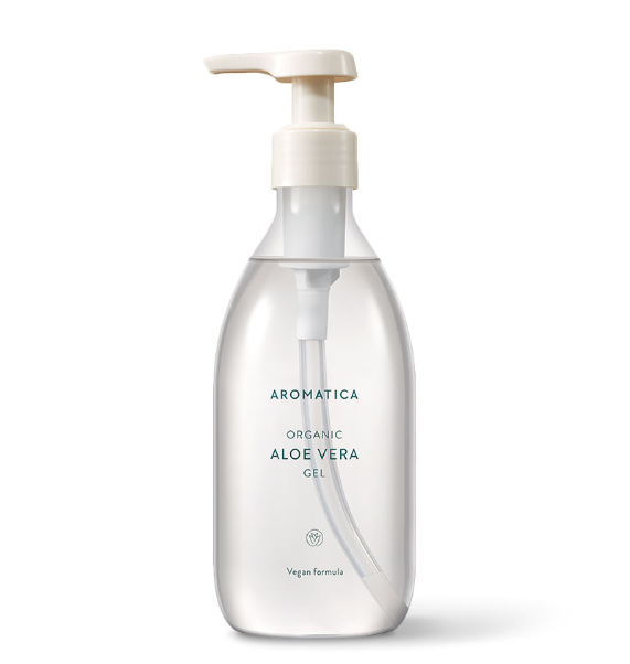Органічний зволожуючий гель алое вера AROMATICA 95% Organic Aloe Vera Gel 300ml