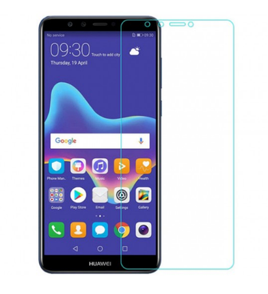 Гідрогелева захисна плівка на HUAWEI Y9 2018 на весь екран прозора, фото 1
