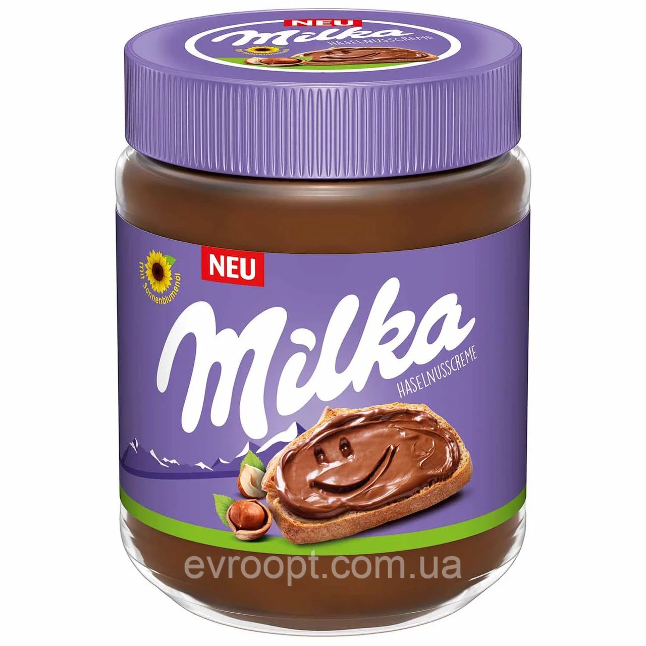 Шоколадна паста Milka Hazelnuss Creme 600 g