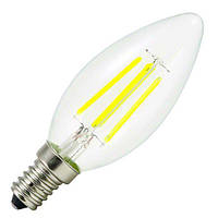 Світлодіодна лампа Biom FL-306 C37 4W E14 4500K Filament