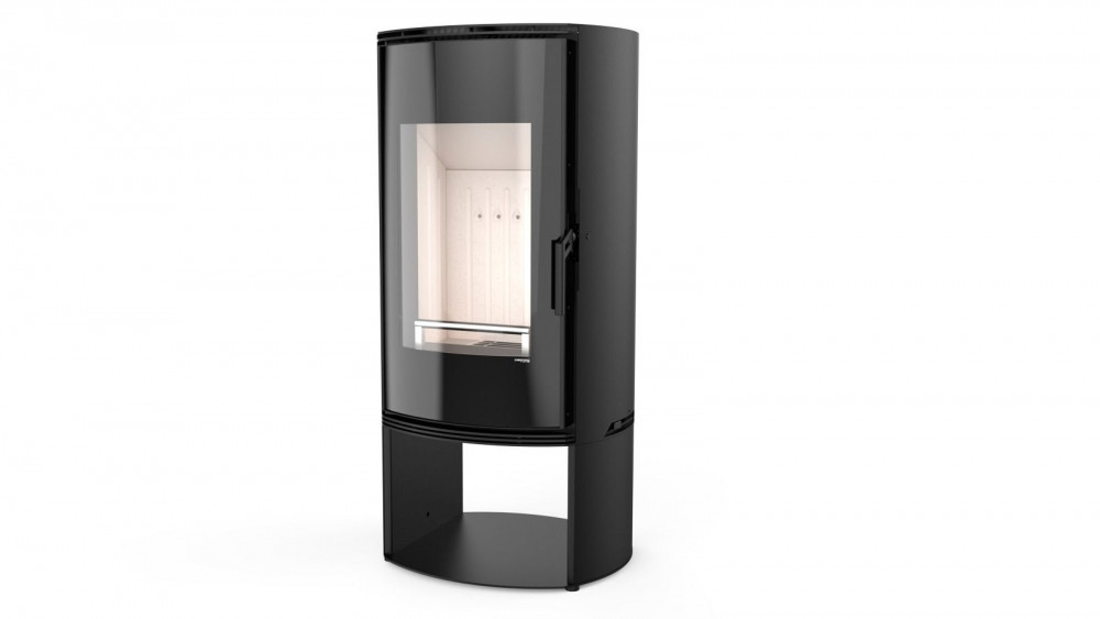 Сталева дров'яна піч камінофен окремостояча для повітряного опалення DEFRO Home Orbis Log