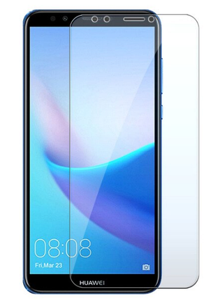 Гідрогелева захисна плівка на HUAWEI Y7 Prime 2018 на весь екран прозора, фото 1