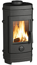 Французька дров'яна чавунна піч для опалення будинку, камінофен Invicta Remilly антрацит, фото 3