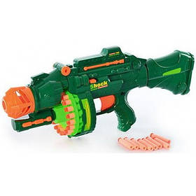 Автомат 7002 з м'якими кулями 40 шт Зелений 57 см