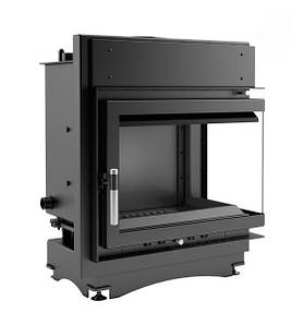 Камінна топка з водяним контуром Maja PW 12 праве бокове скло без рами + змійовик