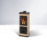 Стальная дровяная печь камин длительного горения для отопления частного дома Thorma VERONA TOP
