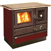 Опалювальна піч-кухня на дровах з плитою та духовкою MBS Super Thermo Magnum Stone з водяним контуром, фото 3