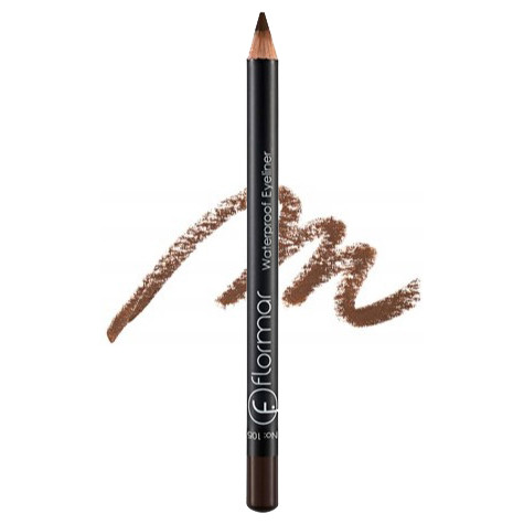 Водостійкий олівець для очей Flormar Waterproof Eyeliner 105 Warm Brown (Коричневий) 1,7 г