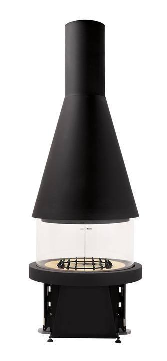 Камінна топка Piazzetta M360 T конічний навісний кожух