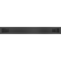 Вентиляционная решетка Люфт SF 6х60 см черная LUFT/6/60/45S/C/SF