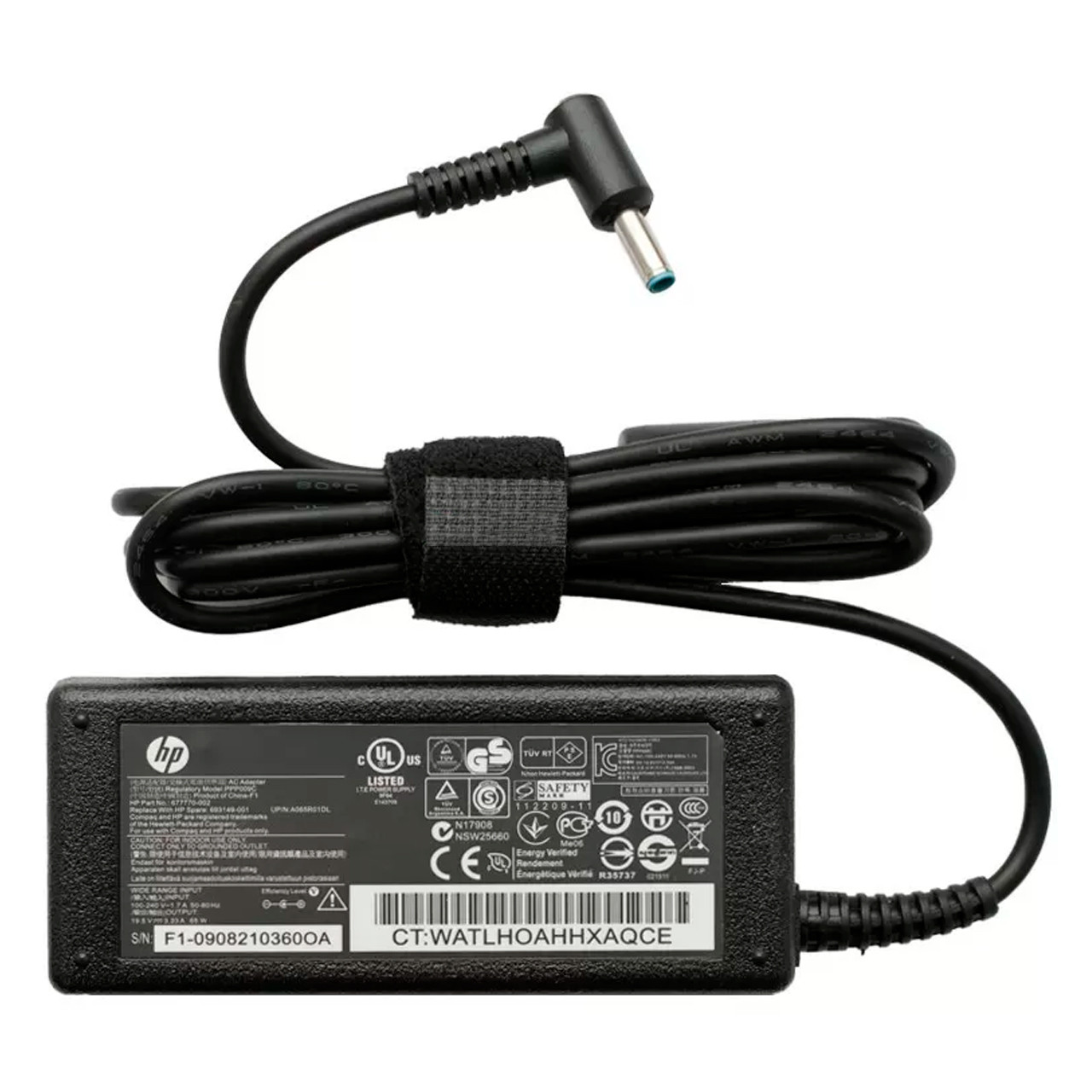 Зарядное устройство сетевой адаптер для ноутбука HP 19.5V 3.33A 65W 4.5*3.0 Envy - фото 1 - id-p1274993999
