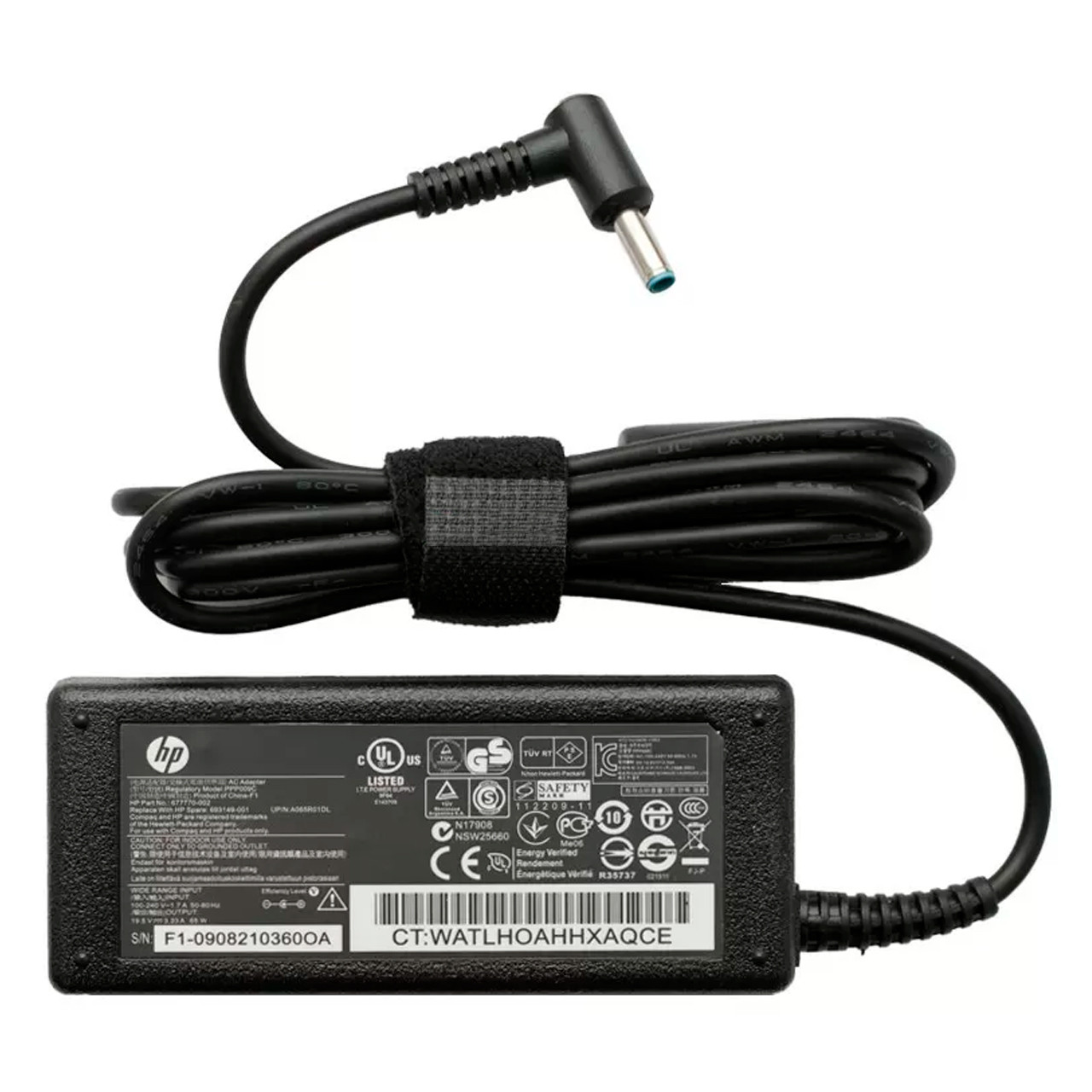 Блок питания для ноутбука HP 19.5V 3.33A 65W 4.5 x 3.0mm - фото 1 - id-p1275000423