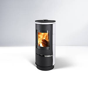 Камінна піч THORMA ANDORRA KERAMIK STANDART білий глянцевий