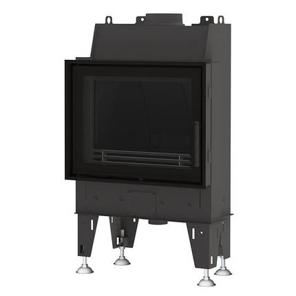 Сталева повітряна дров'яна топка для каміна, печі тривалого горіння BeF Passive 7, фото 1