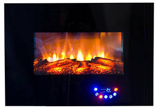 Настінний електричний камін вставка з обігрівом BONFIRE RLF-W07 електрокамін вбудовуваний для дому