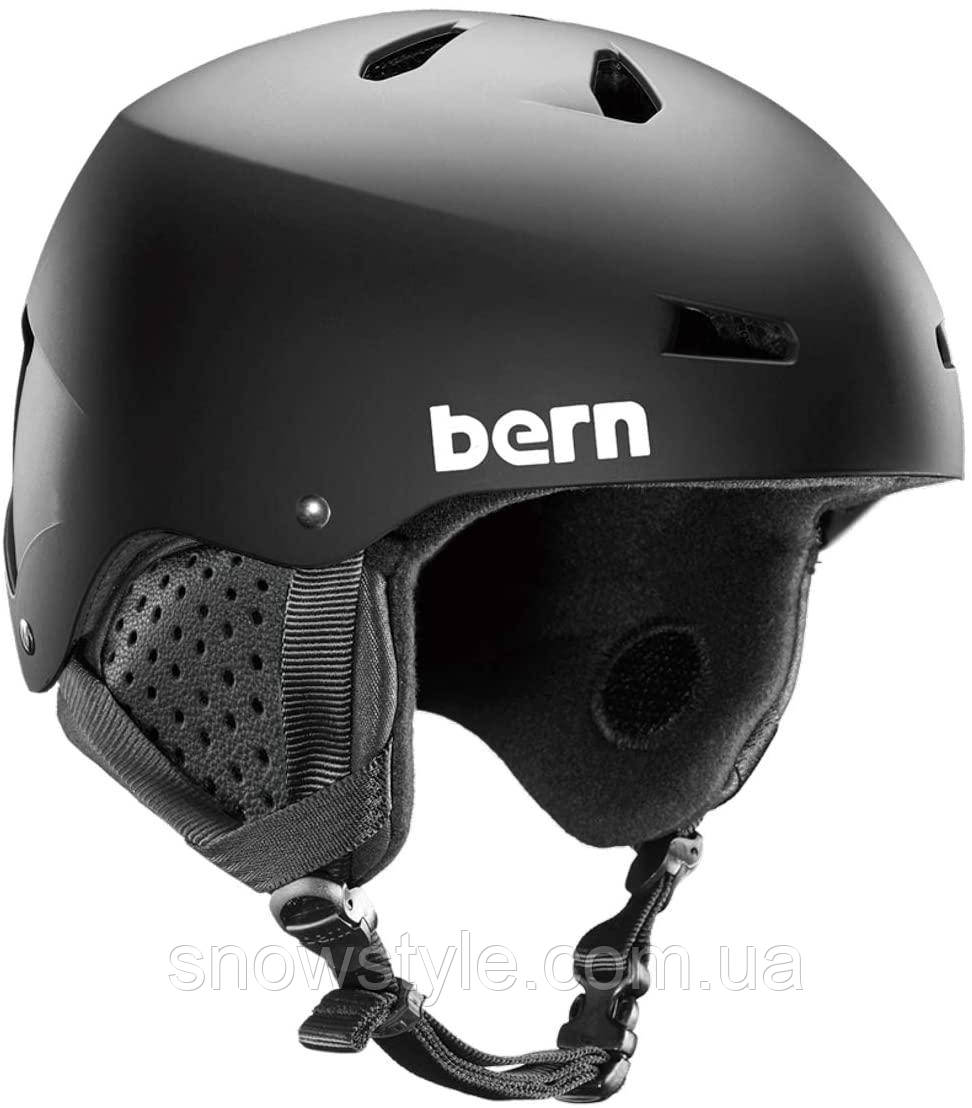 Шолом універсальний Bern Macon EPS Helmet Matte Black / Black Liner Large (59-63cm), фото 1