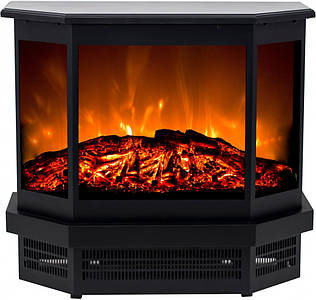 Окремо стоячий електрокамін декоративний з обігрівом Aflamo Cortez електричний камін для квартири 56 см