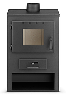 Камінна піч BLIST B1E Буржуйка 9,7кВт Топка Камин Камін Печь стальная до 90м2 НОВАЯ
