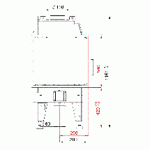 Кутова повітряна камінна топка на дровах тривалого горіння Bef Passive 6 CL/CP, фото 4