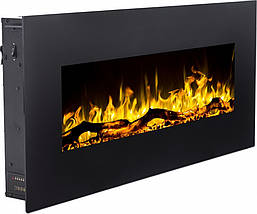 Настінний декоративний електричний камін для дому Aflamo Albion 42 NH вбудовуваний електрокамін без обігріву 110 см, фото 2