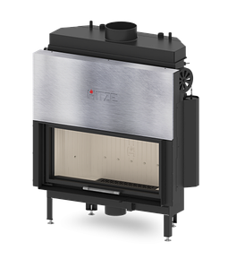 Сталева пічна камінна топка з водяним контуром Hitze ALBERO AQUASYSTEM ALAQS90x41.G з гільйотиною