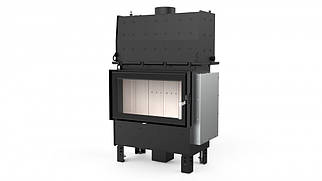 Камінна пічна топка сталева на дровах з водяним контуром DEFRO Home RIVA ME SHORT