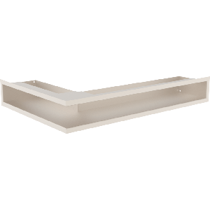 Вентиляційна решітка для каміна Kratki Люфт NP / 9/40 / K кутова бежева LUFT/NP/9/40/45S/K