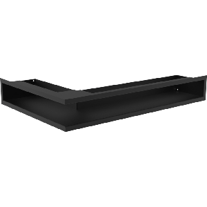 Вентиляційна решітка для каміна Kratki Люфт NP / 9/40 / C кутова чорна LUFT/NP/9/40/45S/C