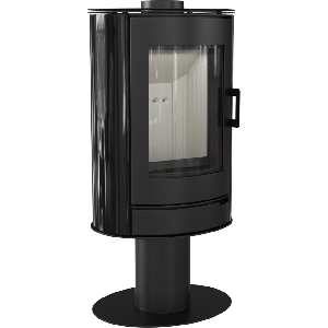 Піч камін на дровах Kratki KOZA AB S / N / O Kafel Чорна