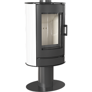 Піч камін на дровах Kratki KOZA AB S / N / O Kafel Біла