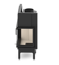 Камін топка Hitze ALBERO AL14R.H-DBI + internal bent glass, фото 6